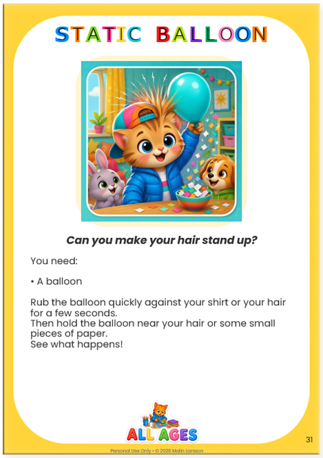 Kids Gonna Play e-book, page 31 preview